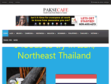 Tablet Screenshot of paksecafe.com